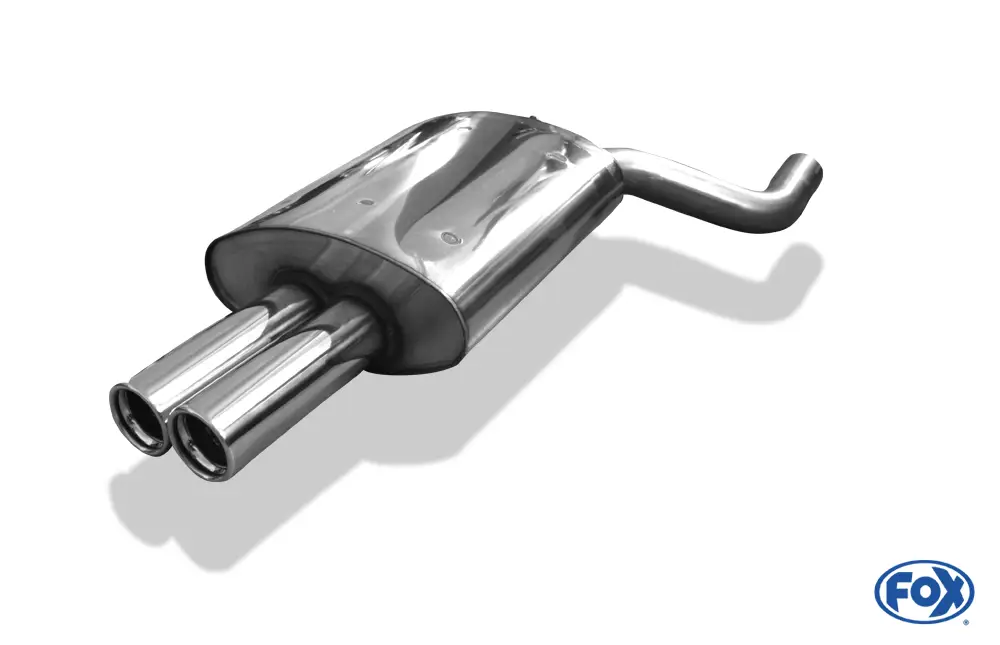 Fox Auspuff Sportauspuff Endschalldämpfer für BMW E39 520i/ 523i/ 525i/ 528i Günstig