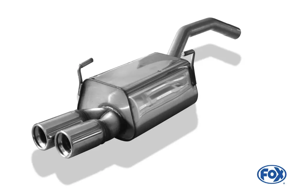Geprüft Fox Auspuff Sportauspuff Sportendschalldämpfer für Citroen C8 3.0l V6 150kW