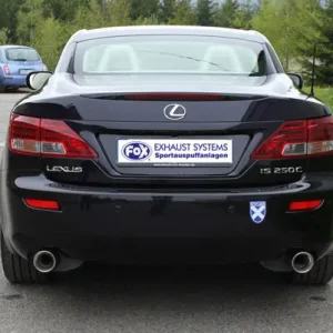 Angebot Fox Duplex Auspuff Sportauspuff Sportendschalldämpfer für Lexus IS C 250 Cabrio