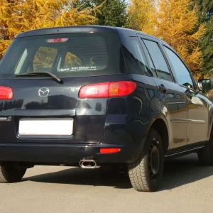 Garantierte Lieferung Fox Auspuff Sportauspuff Sportendschalldämpfer für Mazda 2 - DY 1,2l 55kW 1,4l
