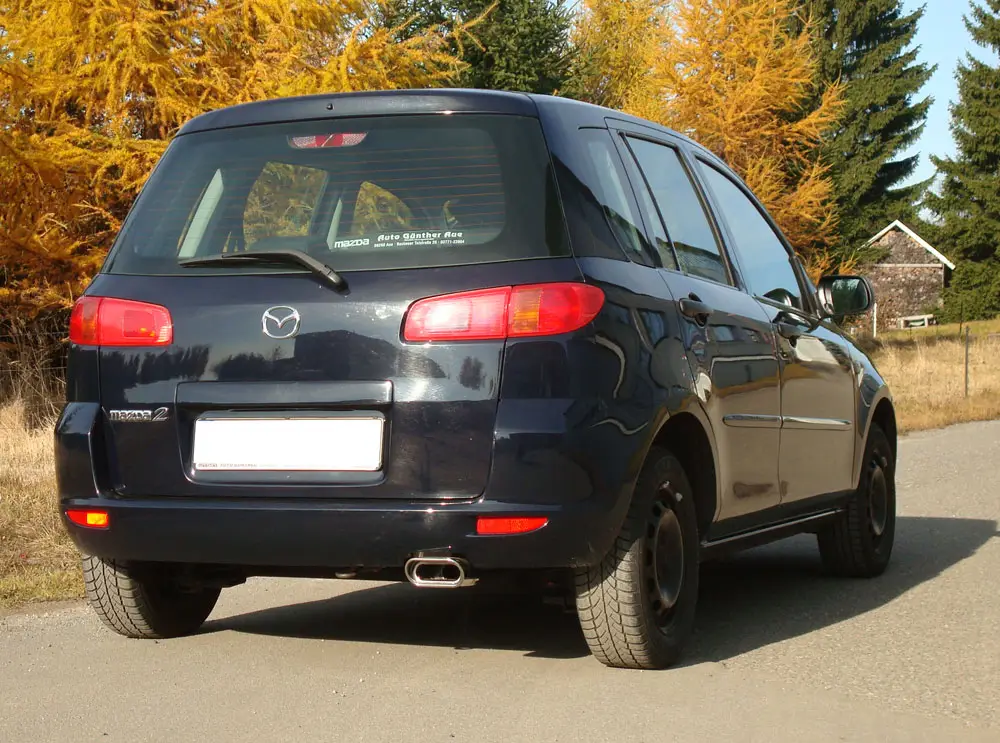 Garantierte Lieferung Fox Auspuff Sportauspuff Sportendschalldämpfer für Mazda 2 - DY 1,2l 55kW 1,4l