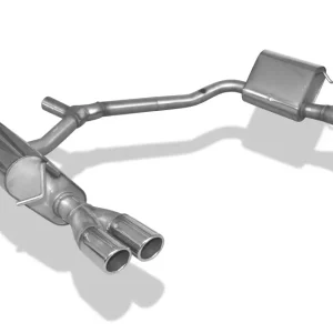 Aktuell Fox Duplex Auspuff Sportauspuff Endschalldämpfer für Mercedes E-Klasse W212
