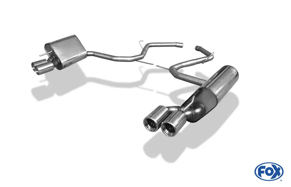 Fox Duplex Auspuff Sportauspuff Sportendschalldämpfer für Mercedes SL - R230 Angebot