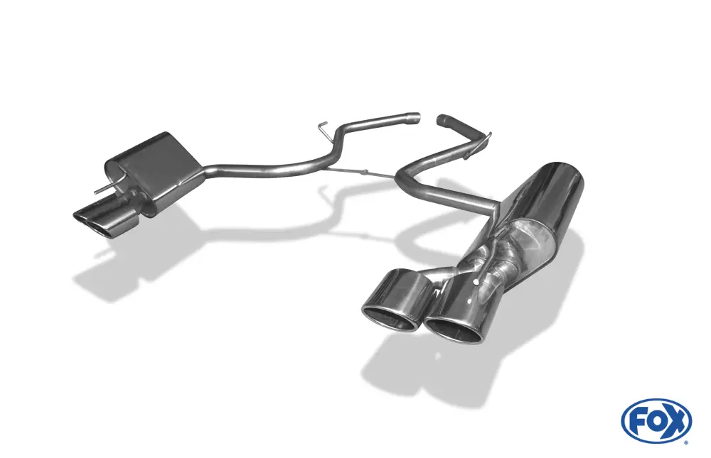 Top-Seller Fox Duplex Auspuff Sportauspuff Sportendschalldämpfer für Mercedes SL - R230