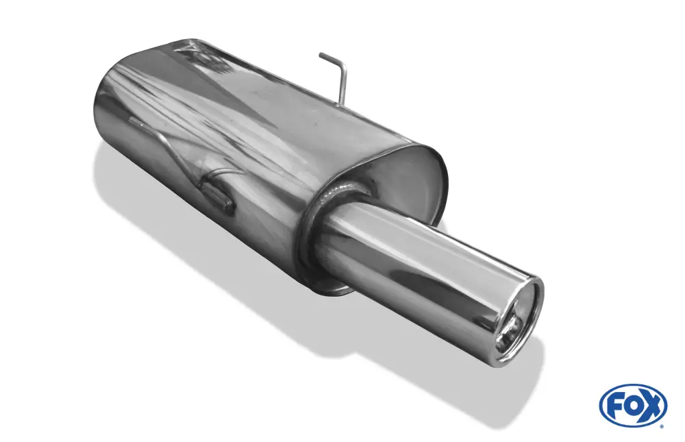 Fox Auspuff Sportauspuff Sportendschalldämpfer für Peugeot 106 I/ II Limousine Heißes Angebot