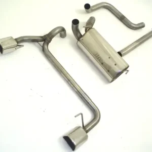 Geprüft Friedrich Motorsport 70mm Duplex Sportauspuff für Opel Astra J GTC 2011- 1.4l T