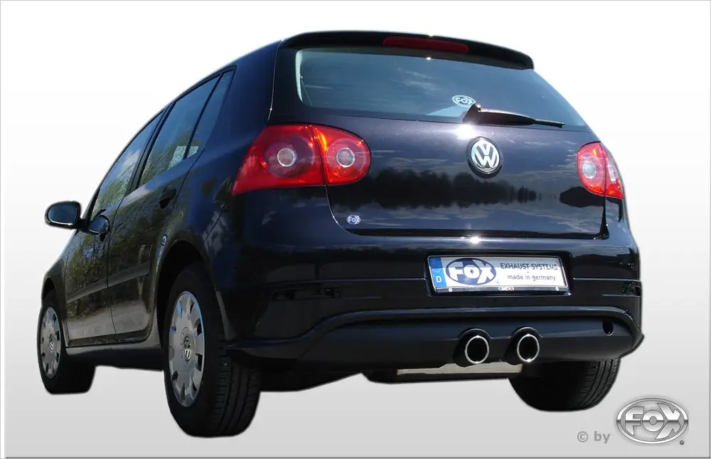 Neuheit Fox Auspuff Sportauspuff Komplettanlage für VW Golf V TSI - 1K 1,4 TSI
