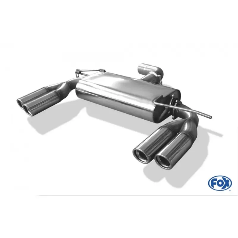 Beliebt Fox Duplex Auspuff Sportauspuff Komplettanlage für Audi A3 8P 3-türer 1.8l 118kW