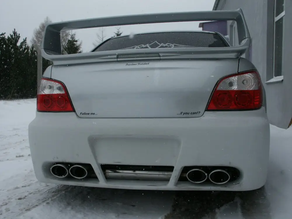 Bestseller Fox Duplex Auspuff Sportauspuff Komplettanlage für Subaru Impreza WRX/ STI 2.0l