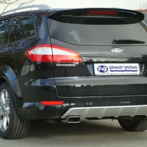 Mega-Angebot Fox Auspuff Sportauspuff Duplex Sportendschalldämpfer für Ford Mondeo IV Turnier