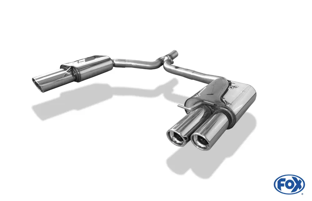 Neuheit Fox Auspuff Sportauspuff Duplex Sportendschalldämpfer für Audi A5 Sportback B8