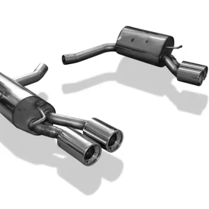 Markenware Fox Sportauspuff Duplex Sportendschalldämpfer für Mercedes CLS - C218 3.5l