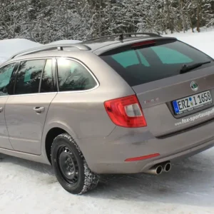 Zertifiziert Fox Auspuff Sportauspuff Duplex Sportendschalldämpfer für Skoda Superb 3T 4x4