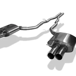 Fox Auspuff Sportauspuff Duplex Sportendschalldämpfer für BMW F10 525d 3.0l D Echt