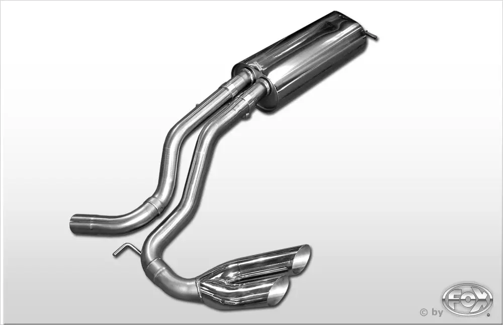 Fox Sportauspuff Sportendschalldämpfer für VW Bora 1J/ Bora Variant 1J 1,4l 55kW Meistverkauft