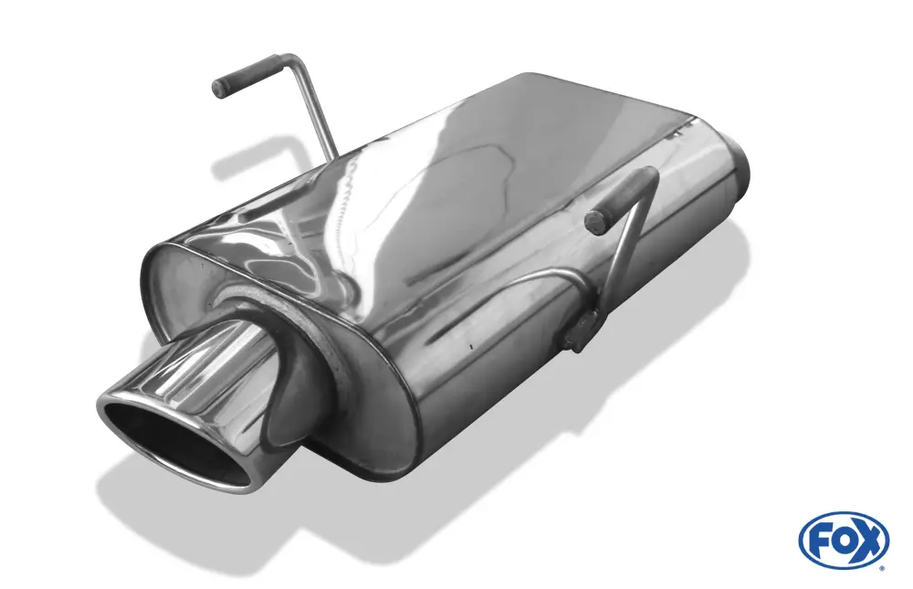 Fox Sportauspuff Sportendschalldämpfer für Peugeot 406 Coupe 3,0l 24V 140kW 3,0 Nur Heute