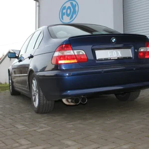 Fox Auspuff Sportauspuff Sportendschalldämpfer für BMW E46 320/323/328 Limo Expressversand