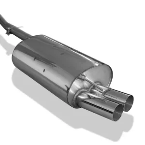Sonderangebot Fox Auspuff Sportauspuff Sportendschalldämpfer für BMW E46 320d Limo/ Touring