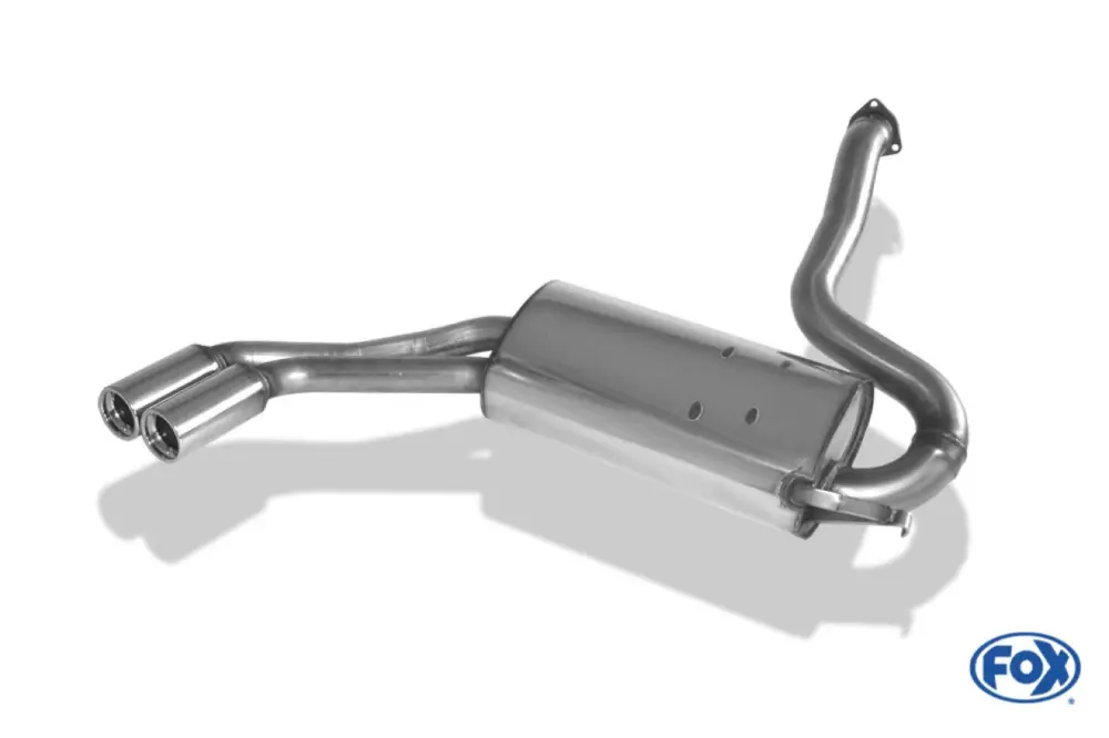 Fox Auspuff Sportauspuff Komplettanlage für Audi 80/90 quattro 81 Facelift 1.8l Beliebt