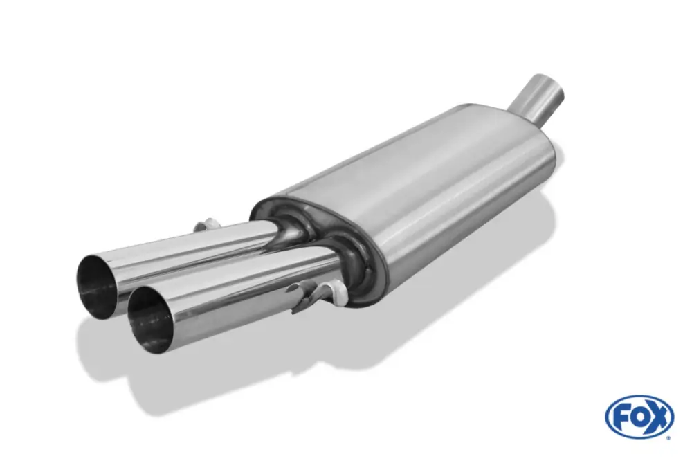 Top-Seller Fox Auspuff Sportauspuff Sportendschalldämpfer für Audi 80/90 89/B3 Limo/ Coupe/
