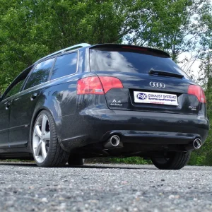 Fox Duplex Auspuff Sportauspuff Komplettanlage für Audi A4 quattro B7 Limo/ Sale