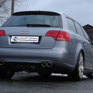 Finale Aktion Fox Duplex Auspuff Sportauspuff Komplettanlage für Audi A4 quattro B7 Limo/