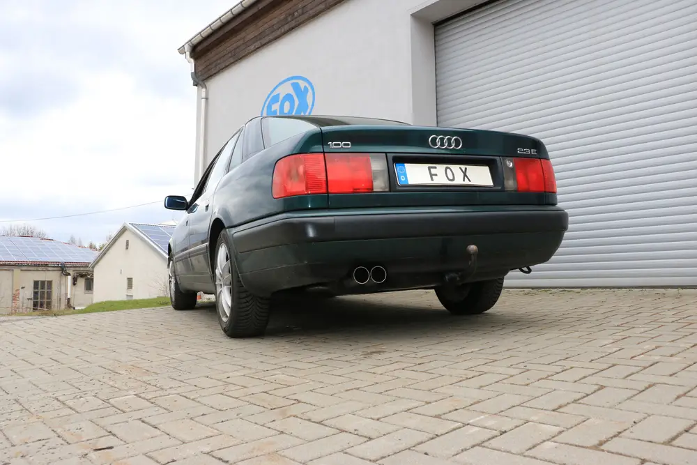 Fox Auspuff Sportauspuff Komplettanlage für Audi 100/A6 C4 2.0l 74/85/103kW 2.3l Top-Seller