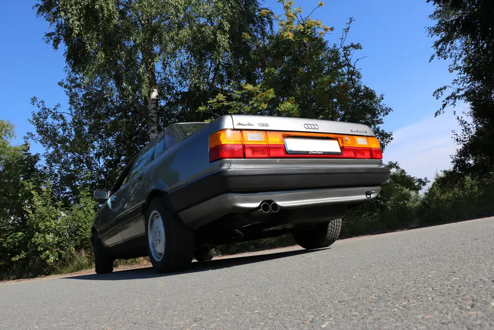 Fox Auspuff Sportauspuff Komplettanlage für Audi 100 C3 quattro 2.3l 98kW Markenprodukt