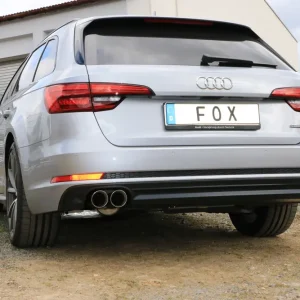 Fox Auspuff Sportauspuff Sportendschalldämpfer für Audi A4 quattro B9 Limo Bestseller