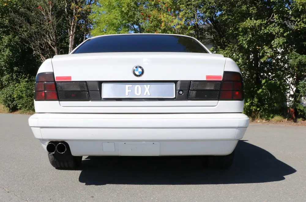 Finale Aktion Fox Auspuff Sportauspuff Sportendschalldämpfer für BMW E34 525i/530i 2.5l 141kW