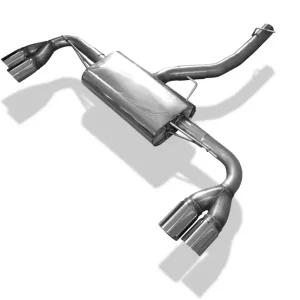Sonderangebot Fox Duplex Auspuff Sportauspuff Sportendschalldämpfer für BMW X3 F25 1.6l 125kW