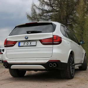 Fox Duplex Auspuff Sportauspuff Sportendschalldämpfer für BMW X5 F15 4.4l 330kW Nur Für Kurze Zeit
