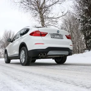 Meistverkauft Fox Duplex Auspuff Sportauspuff Sportendschalldämpfer für BMW X4 F26 M-Paket