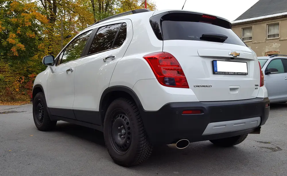 Fox Duplex Auspuff Sportauspuff Komplettanlage für Chevrolet Trax 4x4 1.4l 103kW Finale Aktion