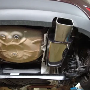 Fox Auspuff Sportauspuff Komplettanlage für Ford Fiesta 7 Fiesta 7 Sport 1.2l Preisreduziert