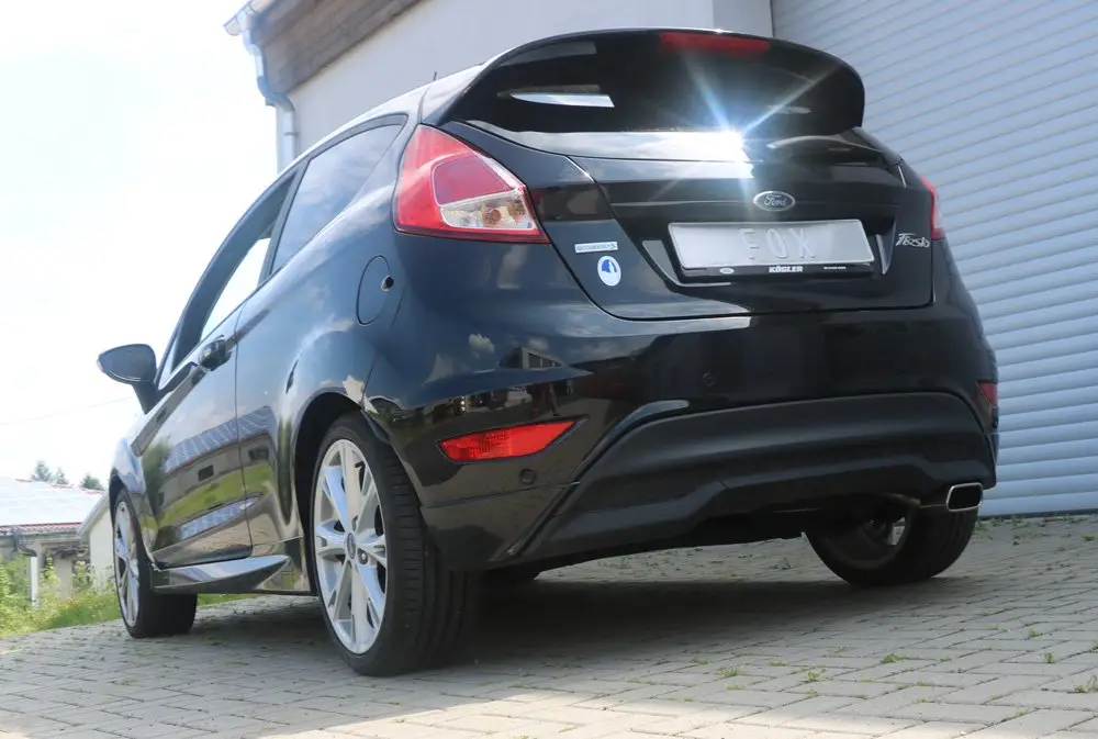 Fox Auspuff Sportauspuff Komplettanlage für Ford Fiesta 7 Fiesta 7 Sport 1.2l Wochenendangebot