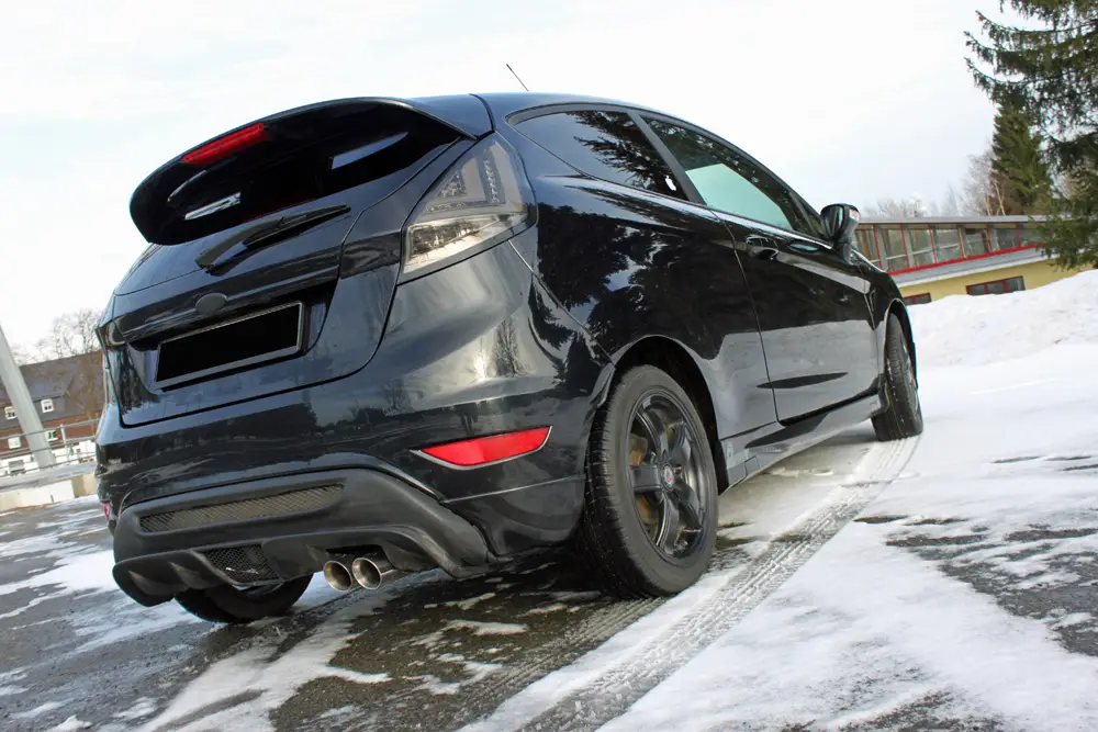 Bestpreis Fox Auspuff Sportauspuff Komplettanlage für Ford Fiesta 7 Fiesta 7 Sport 1.6l