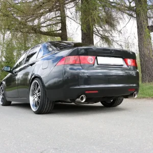 Fox Duplex Auspuff Sportauspuff Sportendschalldämpfer für Honda Accord VII 2.4l Neue Kollektion