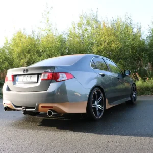 Angebot Fox Duplex Auspuff Sportauspuff Komplettanlage für Honda Accord 8 Limo Tourer