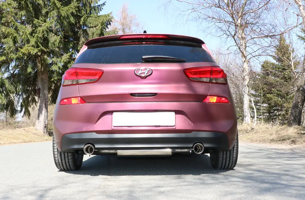 Fox Duplex Auspuff Sportauspuff Komplettanlage für Hyundai i30 PDE 1,4l 103kW Kracherpreis