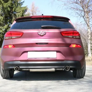 Fox Duplex Auspuff Sportauspuff Sportendschalldämpfer für Hyundai i30 PDE 1,4l Preiswert