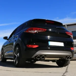 Nur Für Kurze Zeit Fox Duplex Auspuff Sportauspuff Komplettanlage für Hyundai Tucson 4x2 + 4x4 TLE