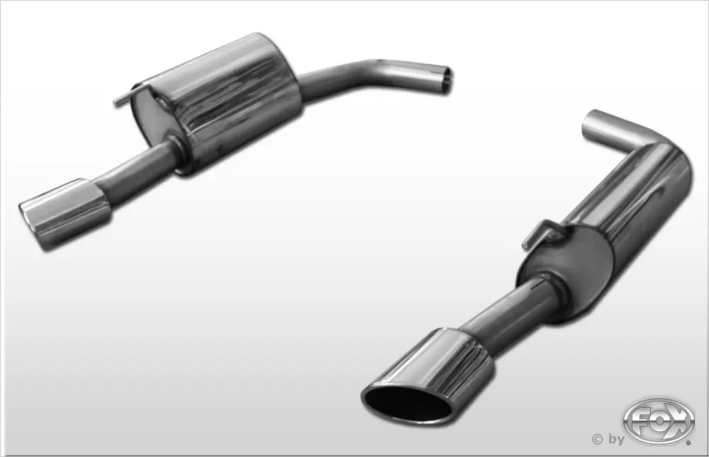 Sale Fox Duplex Auspuff Sportauspuff Komplettanlage für Jaguar XK8/ XKR QEV/ QDV