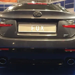 Schneller Versand Fox Duplex Auspuff Sportauspuff Komplettanlage für Lexus RC F 5.0l 351kW ab 2014