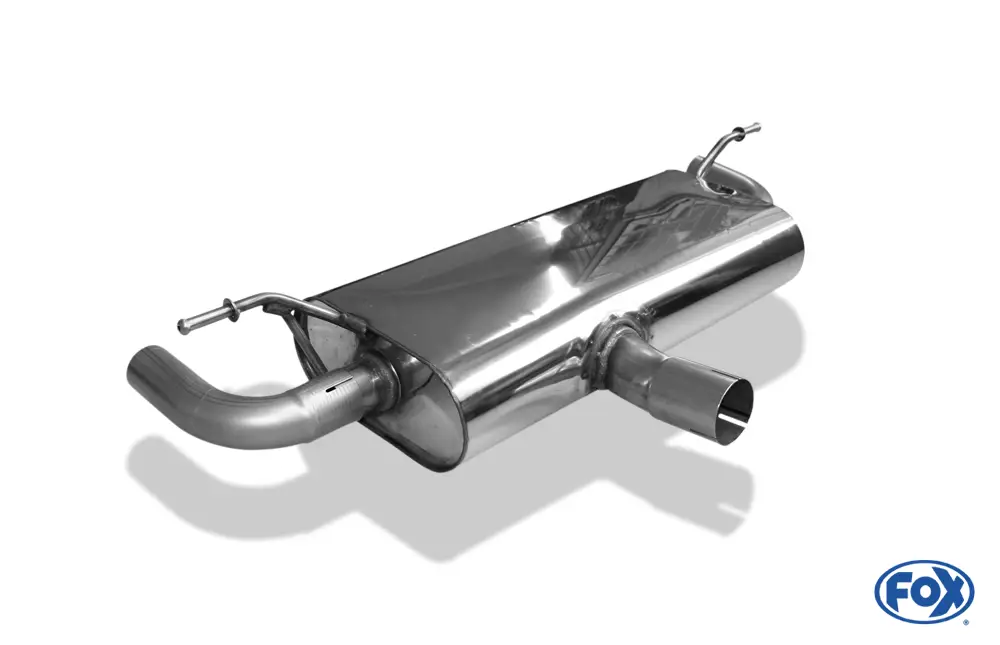 Markenprodukt Fox Duplex Auspuff Sportauspuff Komplettanlage für Mercedes A-Klasse/ Class 176