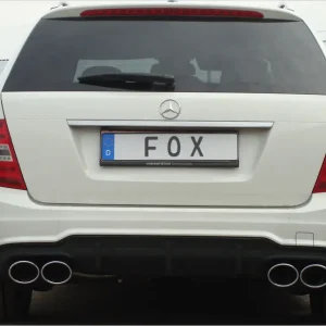 Fox Duplex Auspuff Sportauspuff Komplettanlage für Mercedes C-Klasse/ Class 6 Saisonangebot