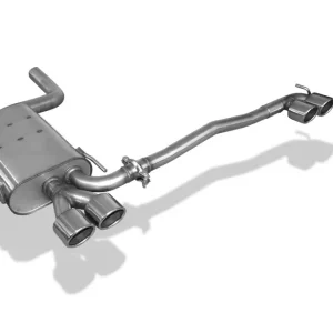 Aktuell Fox Duplex Auspuff Sportauspuff Komplettanlage für Mercedes CLK 208 2,0l K