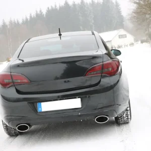 Fox Duplex Auspuff Sportauspuff Komplettanlage für Opel Astra J Stufenheck Preiswert