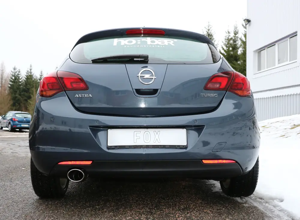 Fox Auspuff Sportauspuff Komplettanlage für Opel Astra J Limo 1.4 Turbo 88/103kW Beliebt