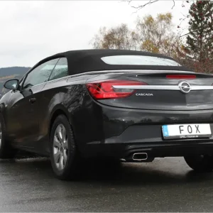 Abverkauf Fox Duplex Auspuff Sportauspuff Komplettanlage für Opel Cascada 1,4 88/103kW 1,6